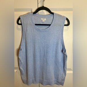 J.Crew Women’s Cotton Sweater Shell - Blue - Size XL